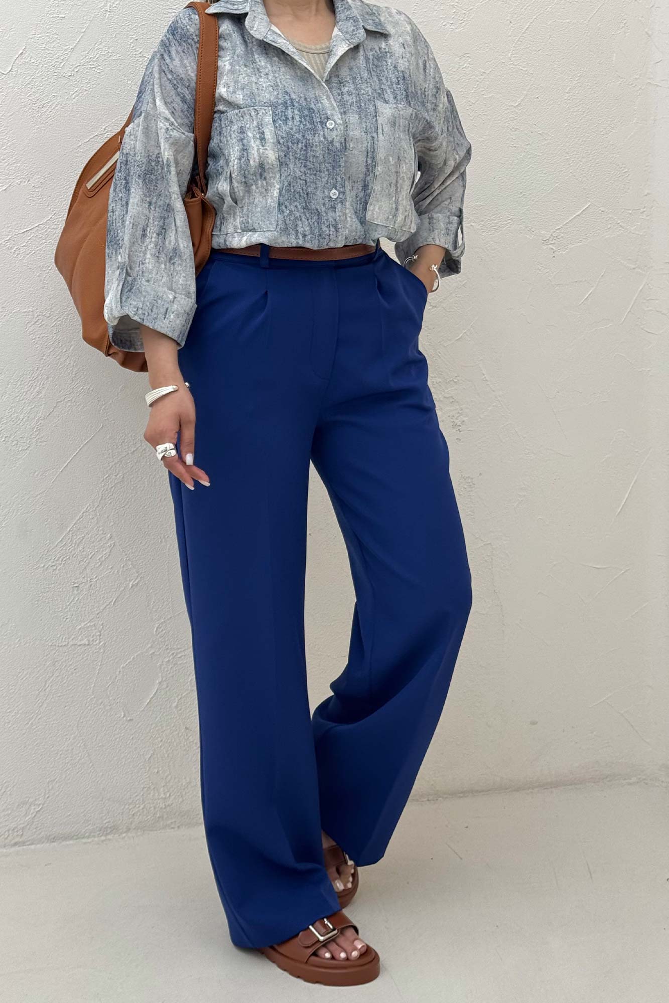 شومیز مانتویی پرینتی پاگن دار طرح 1