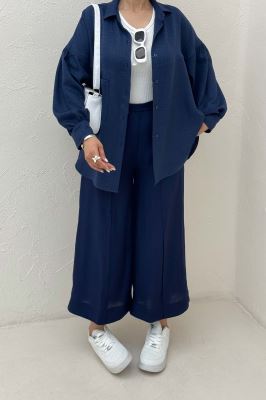 شومیز مانتویی شانتون تک جیب نایرا