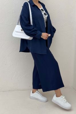 شومیز مانتویی شانتون تک جیب نایرا