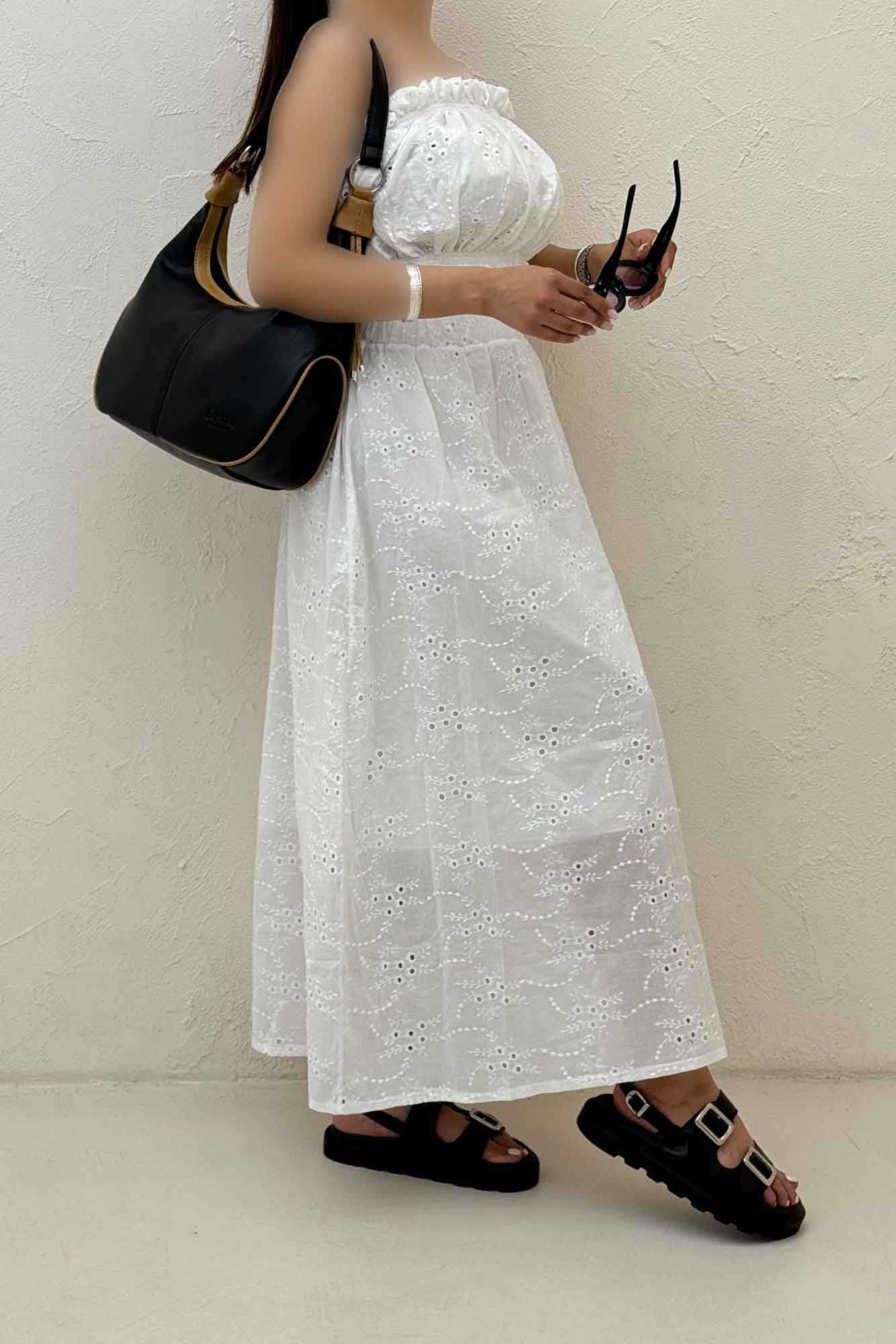 ست دکلته دامن خامه دوزی 1014