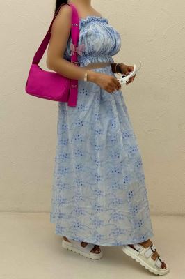 ست دکلته دامن خامه دوزی 1014