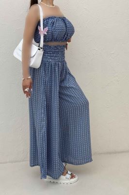 ست دکلته و دامن شلواری  1006