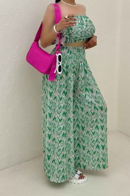 ست دکلته و دامن شلواری  1006