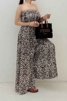 ست دکلته و دامن شلواری  1006