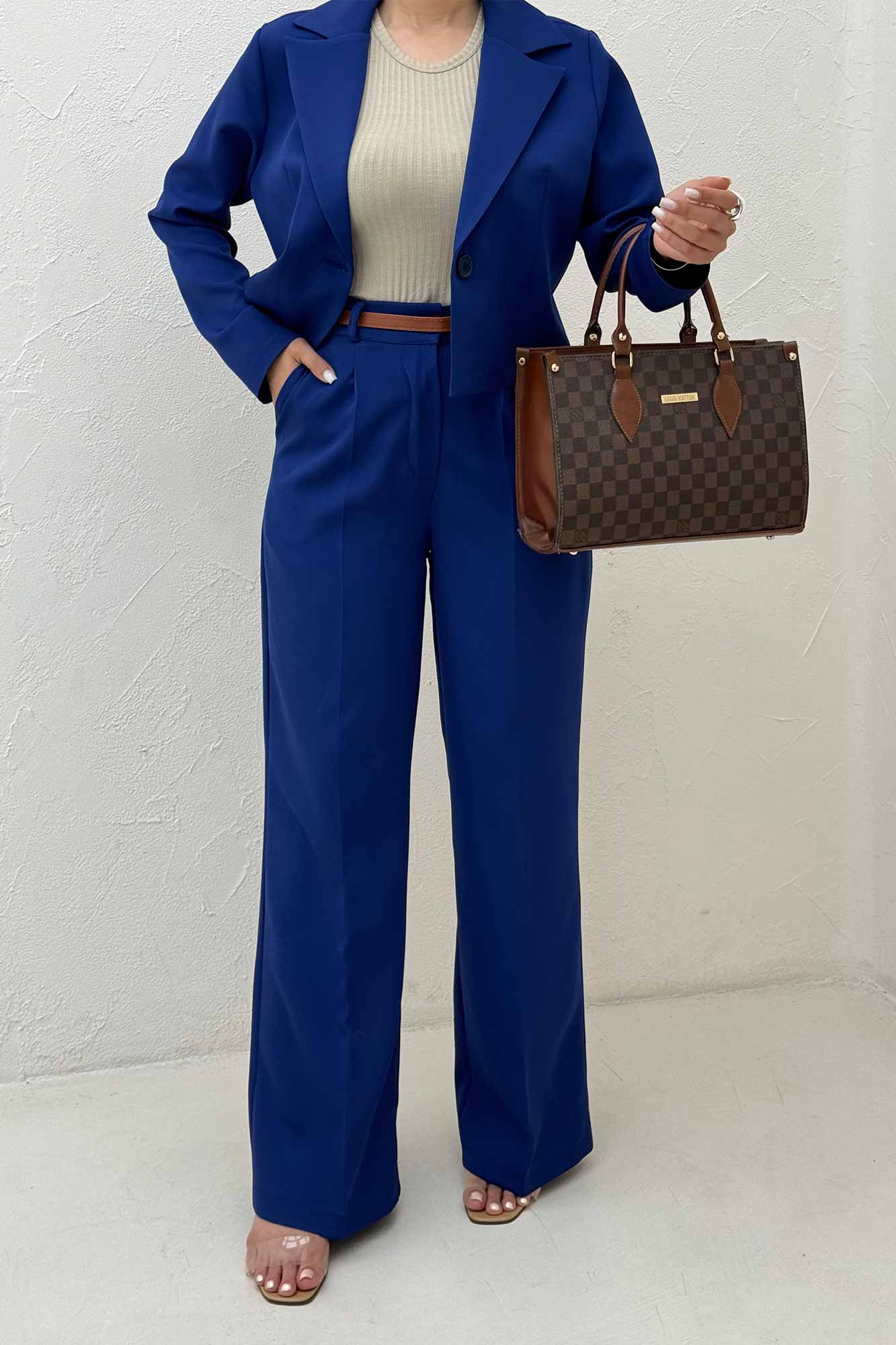 ست کت و شلوار مازراتی تک دکمه دلژین