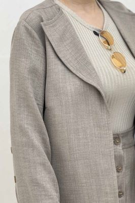 ست کت و دامن شانتون دلین