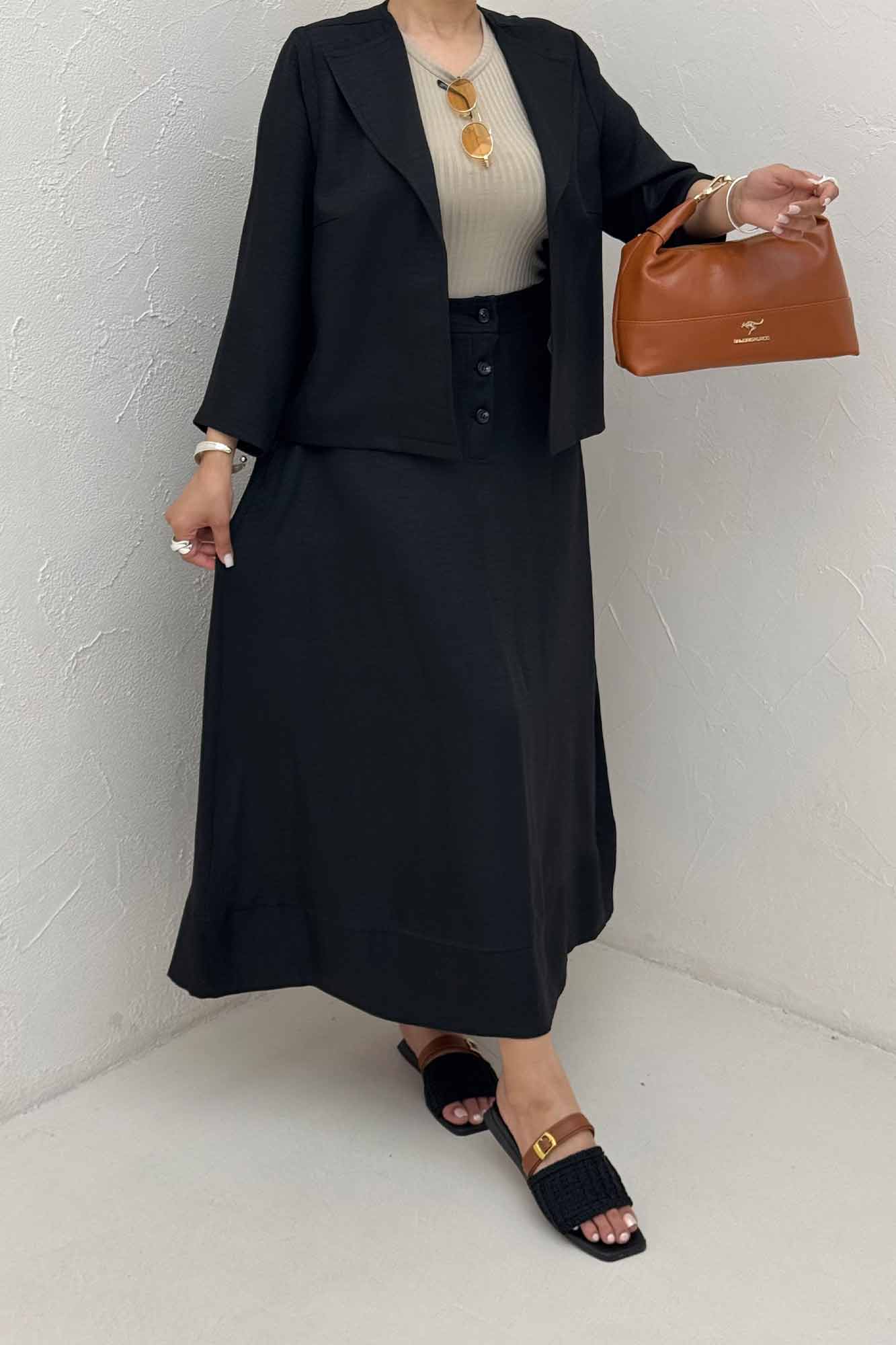 ست کت و دامن شانتون دلین