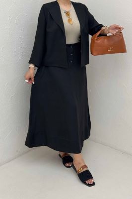 ست کت و دامن شانتون دلین