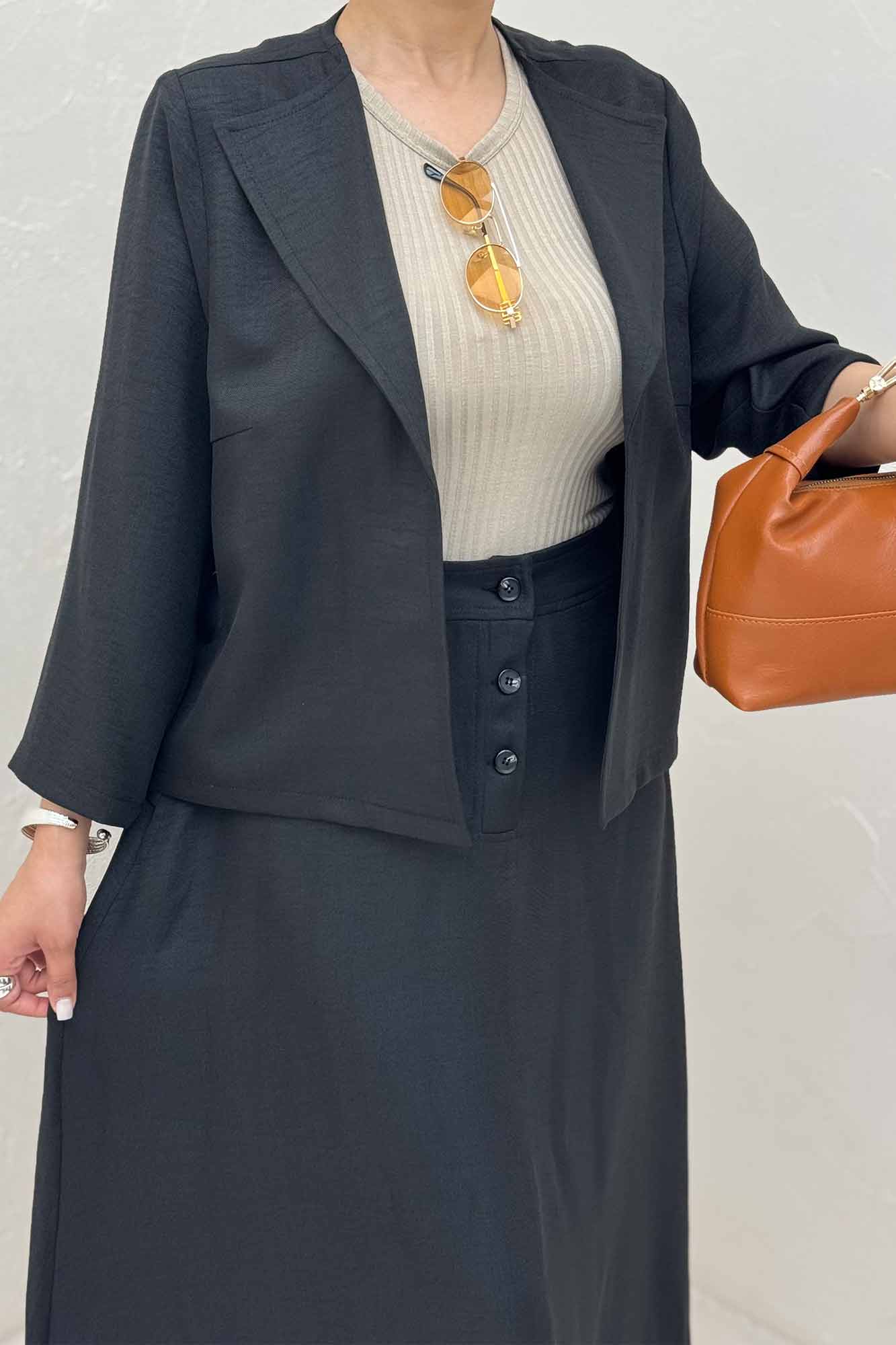 ست کت و دامن شانتون دلین