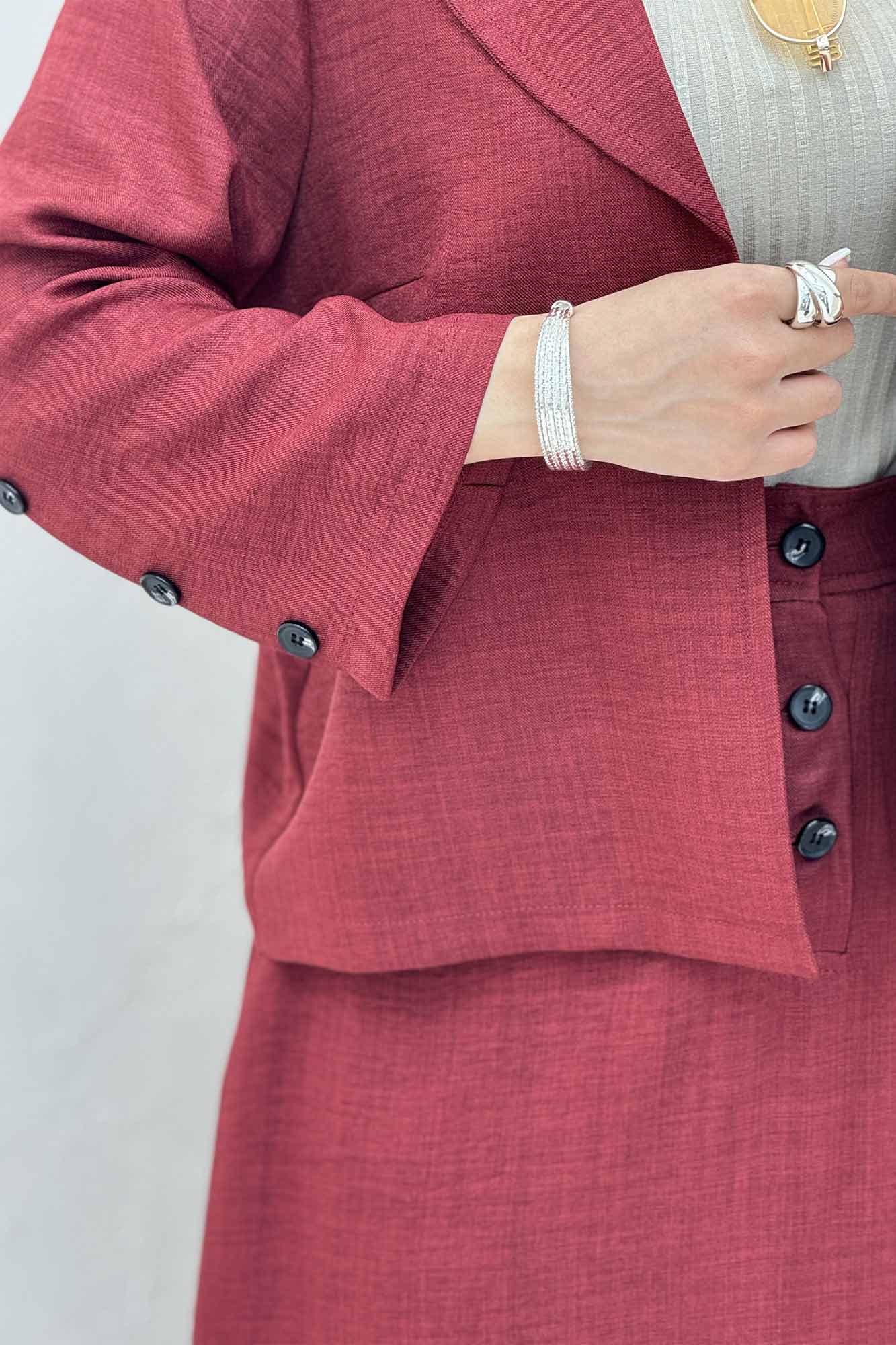 ست کت و دامن شانتون دلین