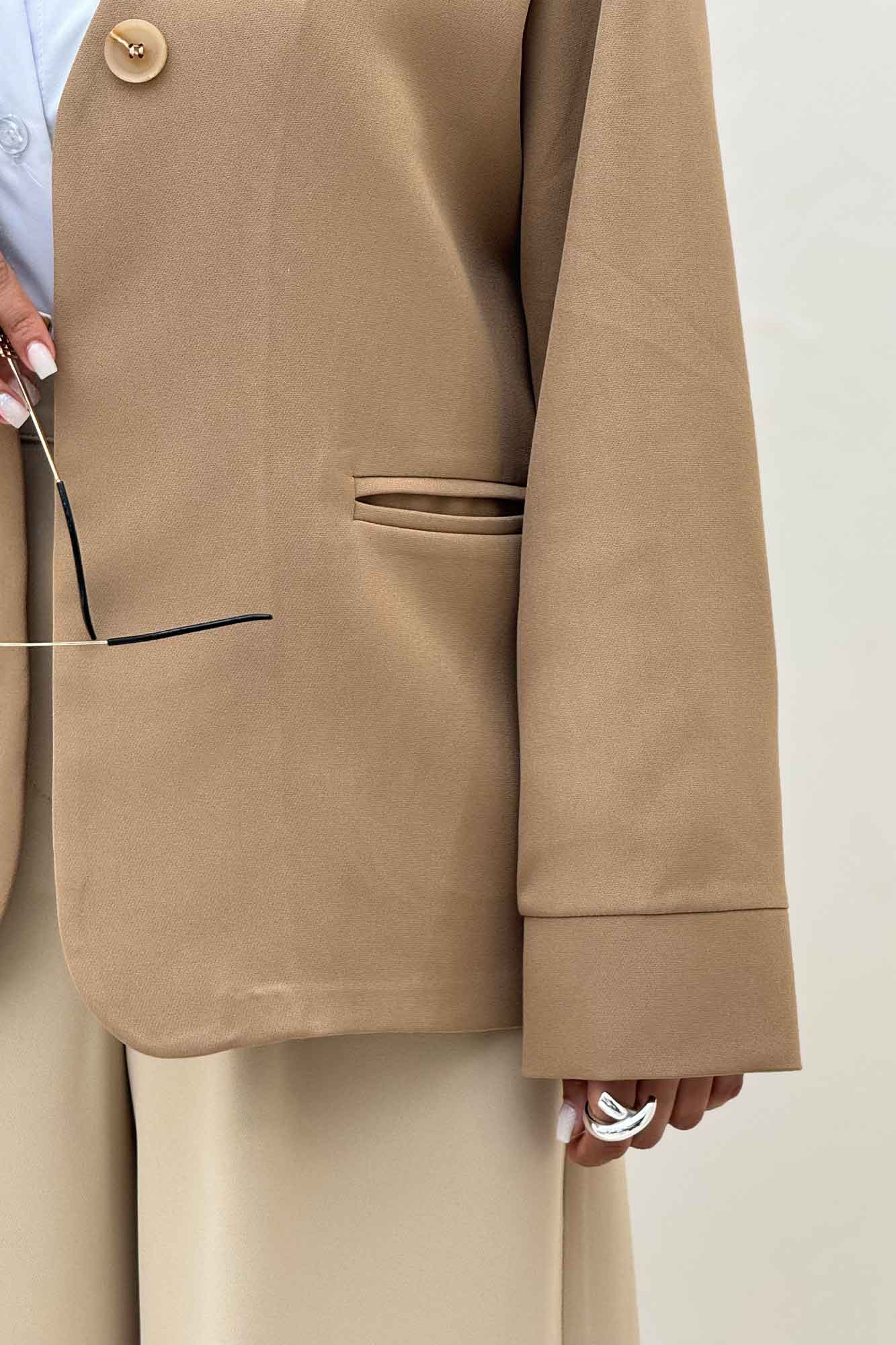 کت مازراتی تک دکمه جیب فیلتو