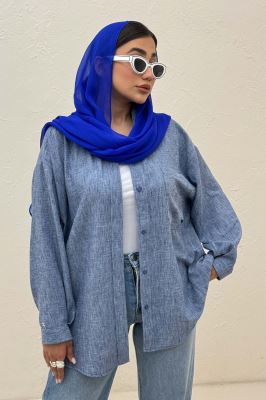 شومیز مانتویی شانتون زارا پشت دکمه 