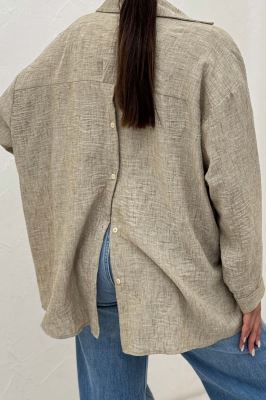 شومیز مانتویی شانتون زارا پشت دکمه 