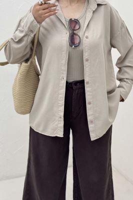 مانتو کتان پایین هلال 0006614