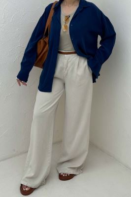 مانتو کتان پایین هلال 0006602