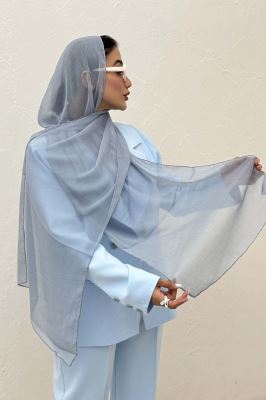 شال ساده حریر