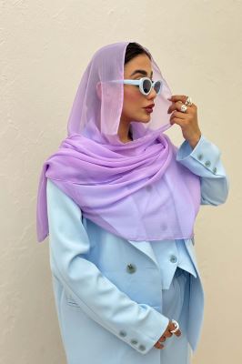 شال ساده حریر