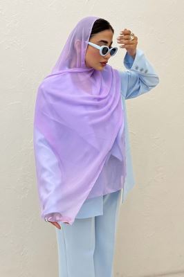 شال ساده حریر