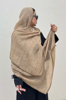 شال نخی طرح گندمی