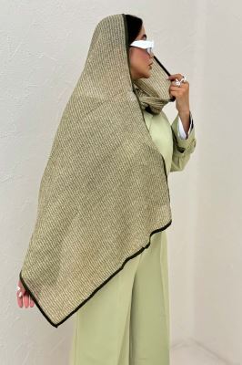 شال نخی طرح گندمی