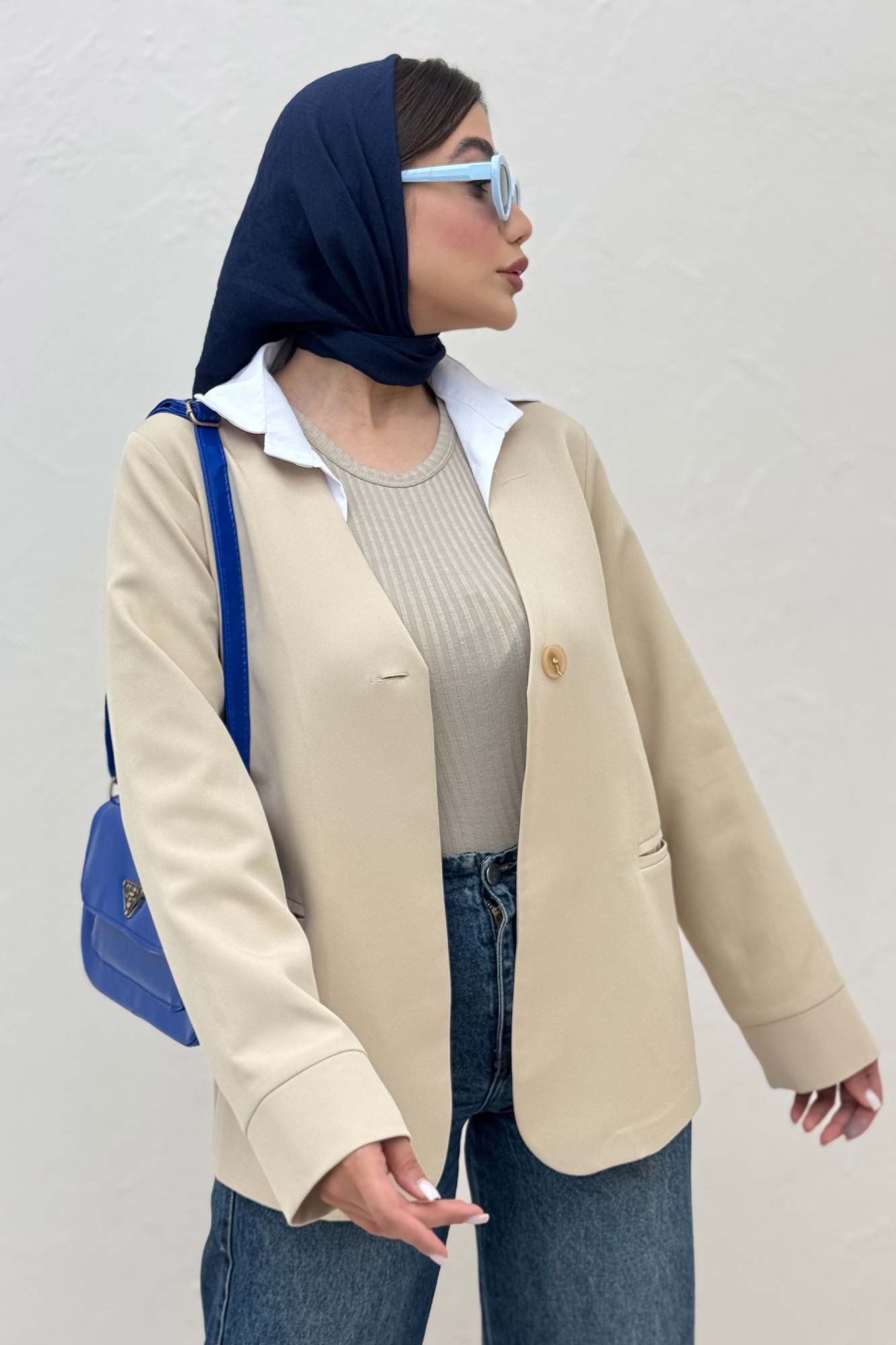 کت مازراتی تک دکمه جیب فیلتو