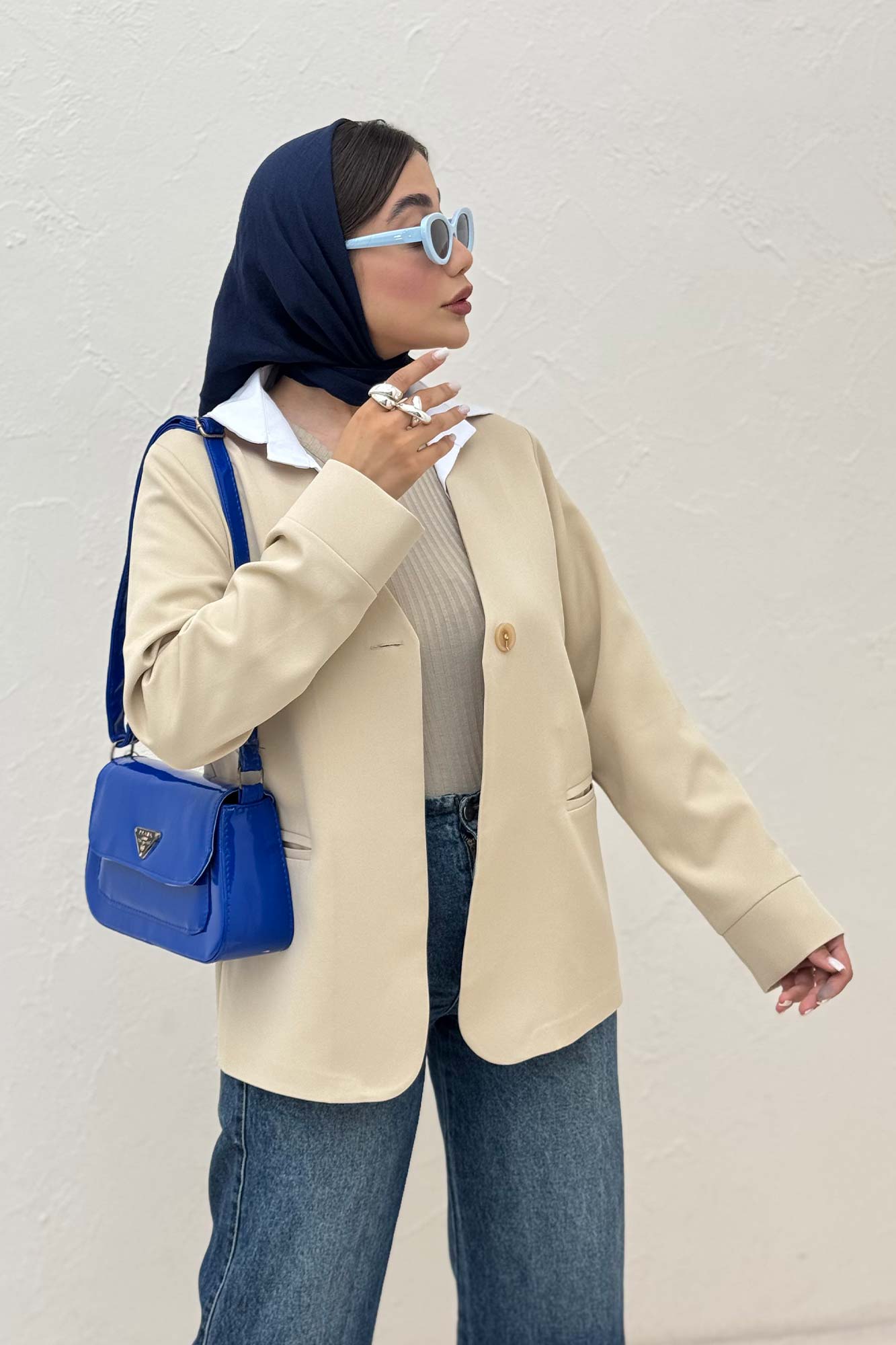 کت مازراتی تک دکمه جیب فیلتو