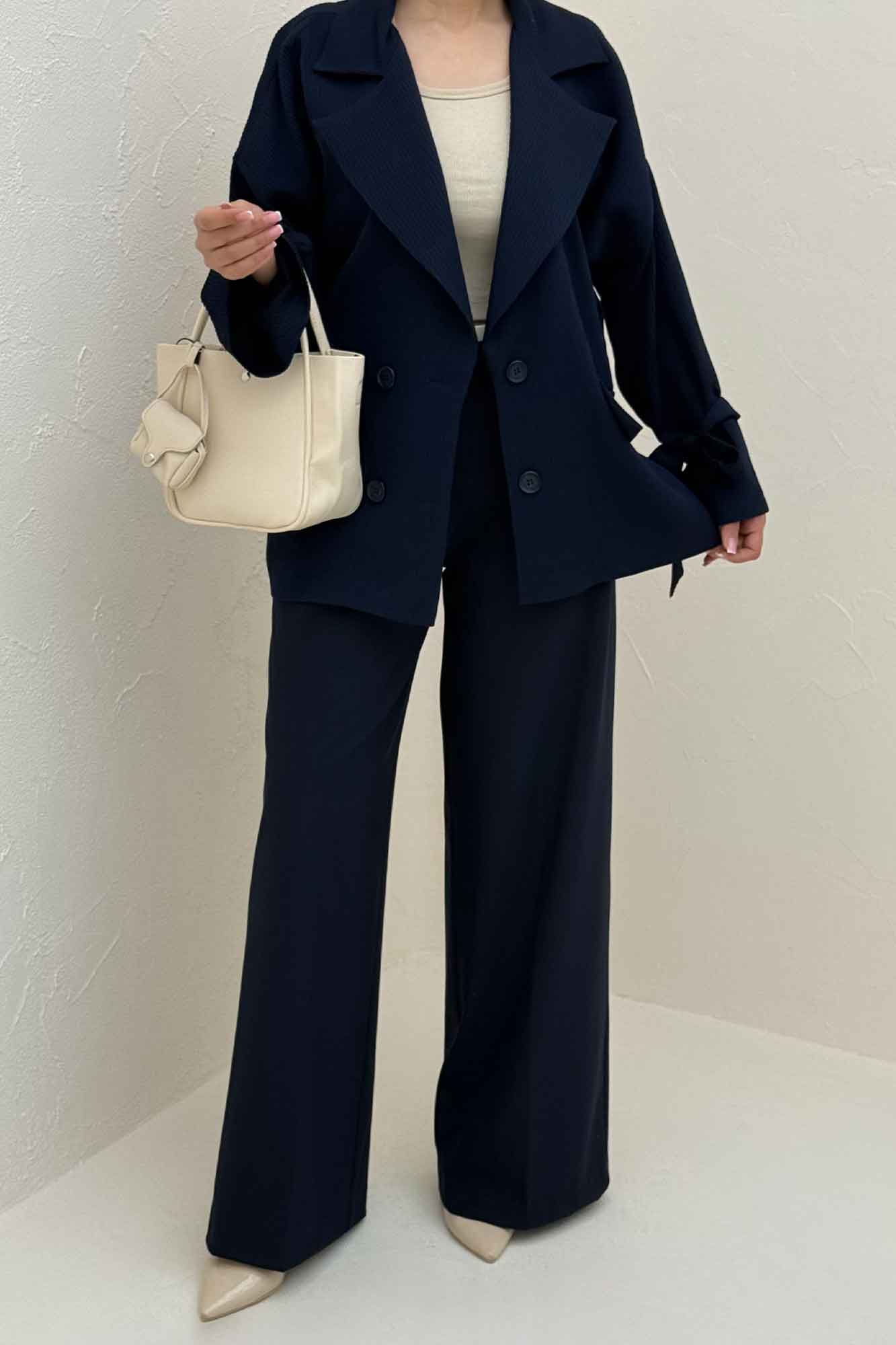 مانتو آستین بند دار ماگنولیا