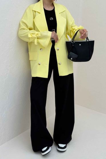 مانتو آستین بند دار ماگنولیا