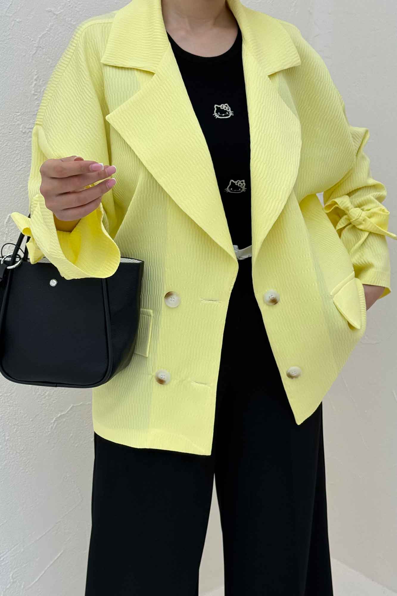 مانتو آستین بند دار ماگنولیا