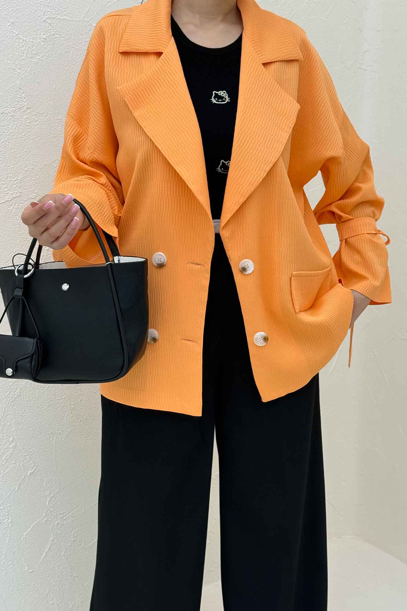 مانتو آستین بند دار ماگنولیا