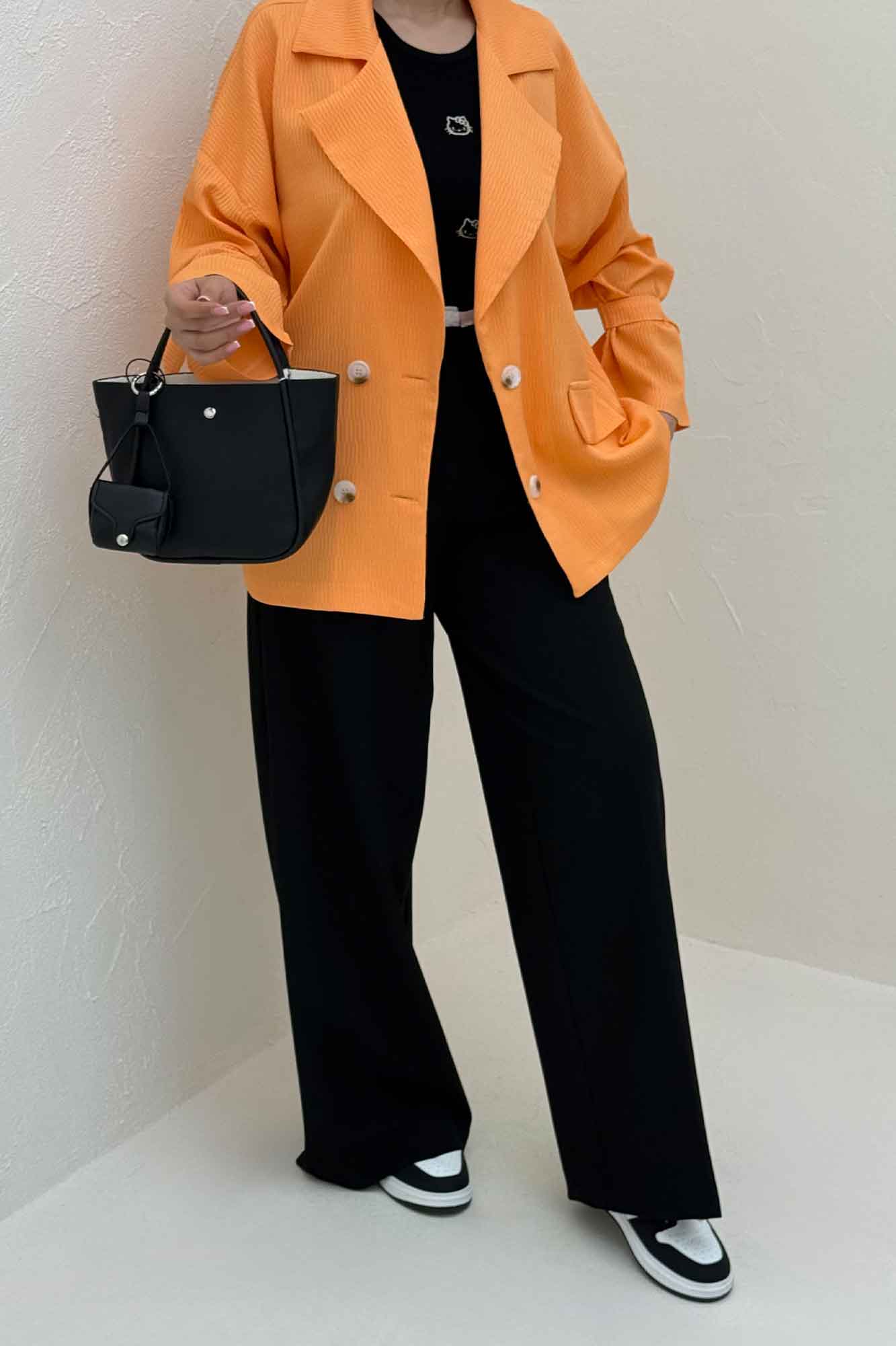 مانتو آستین بند دار ماگنولیا