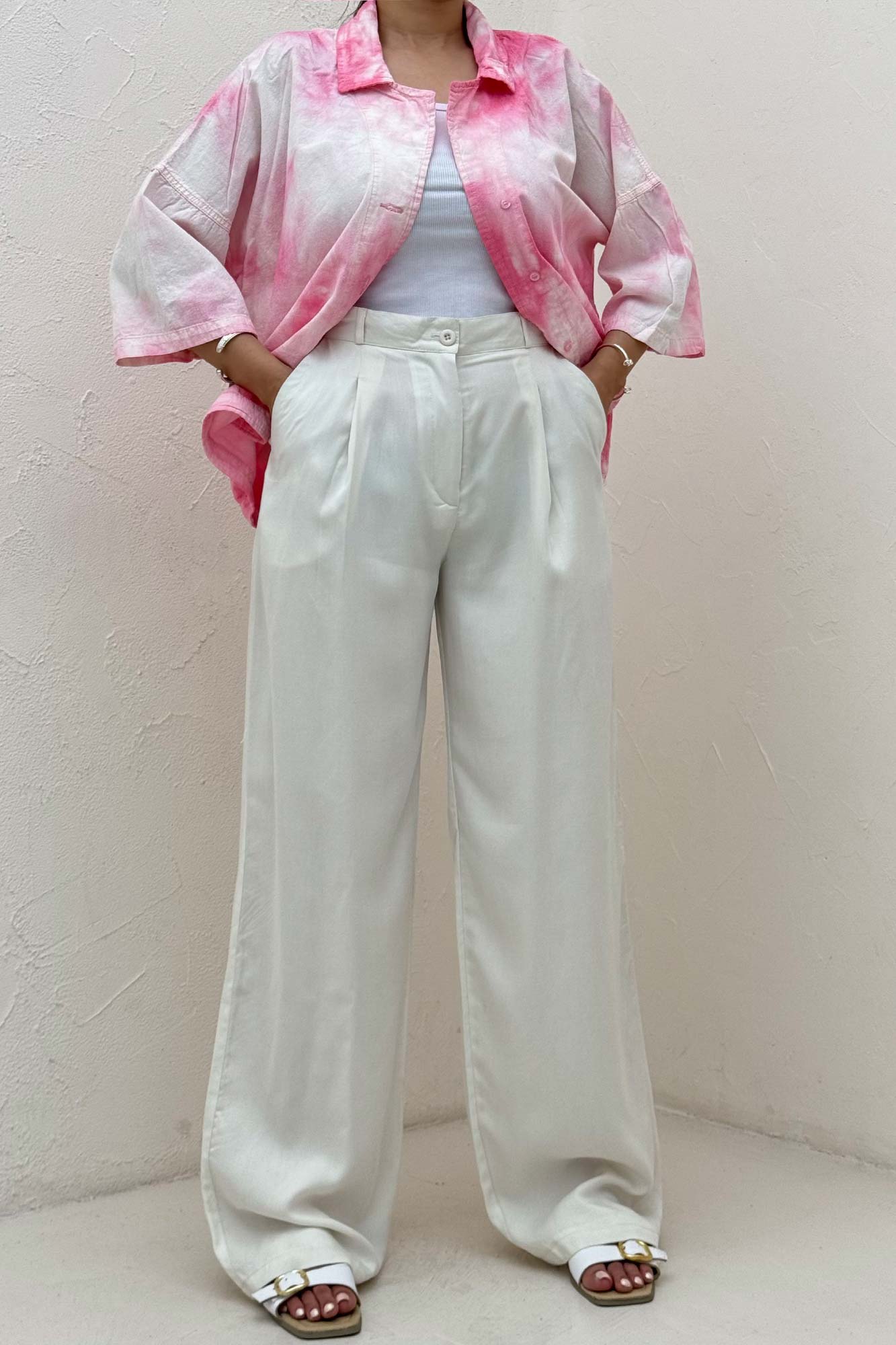 شلوار بگ سیلک L