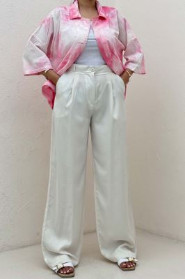 شلوار بگ سیلک L