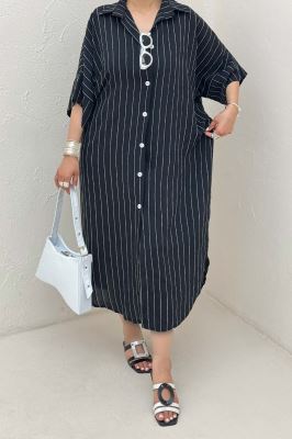 مانتو بلند جلو دکمه پری ژاکارد