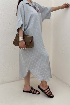 مانتو بلند جلو دکمه پری ژاکارد