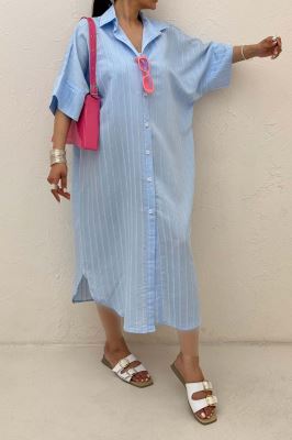 مانتو بلند جلو دکمه پری ژاکارد