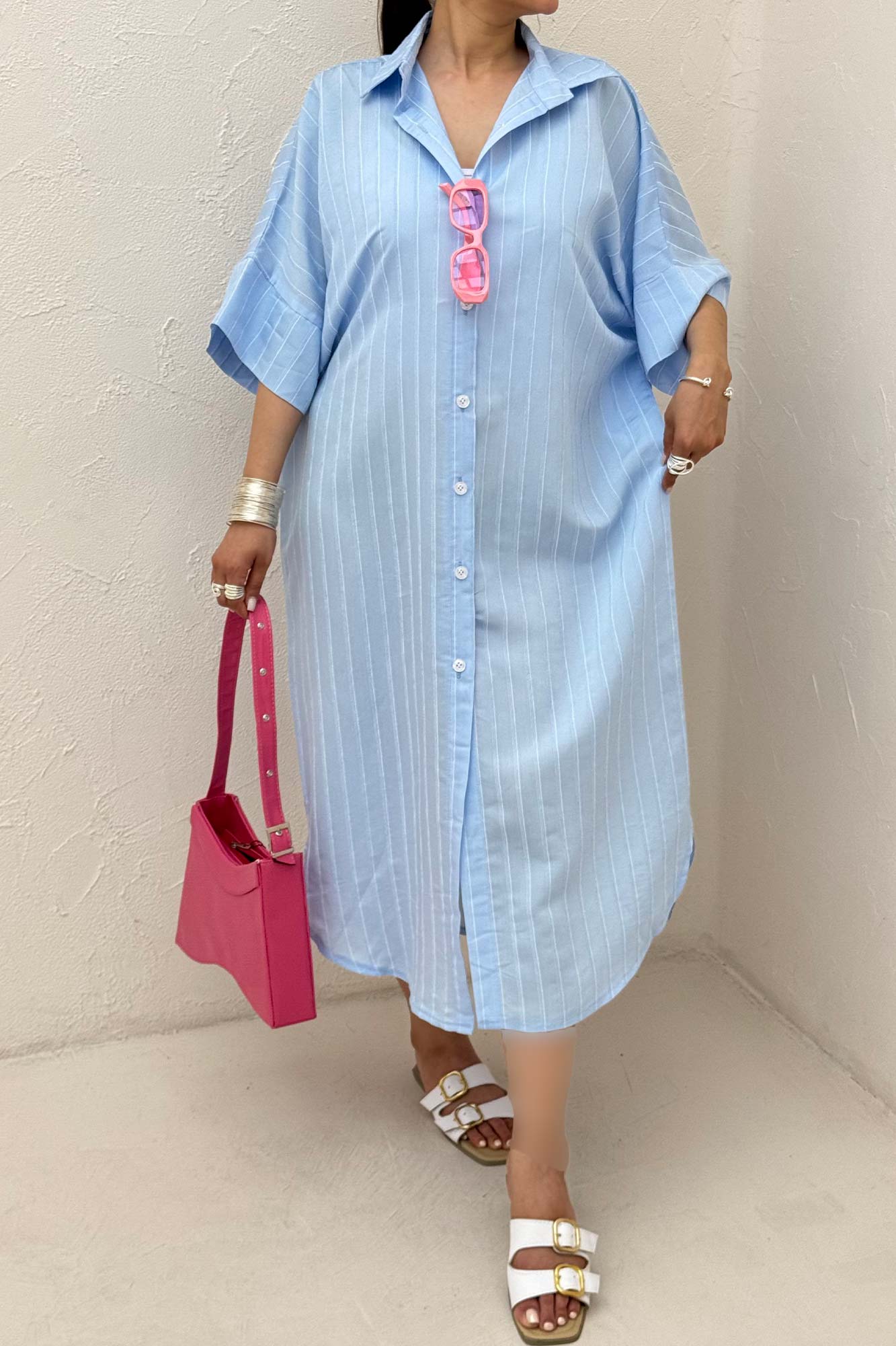 مانتو بلند جلو دکمه پری ژاکارد