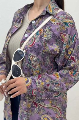 شومیز نخی طرح بته جقه