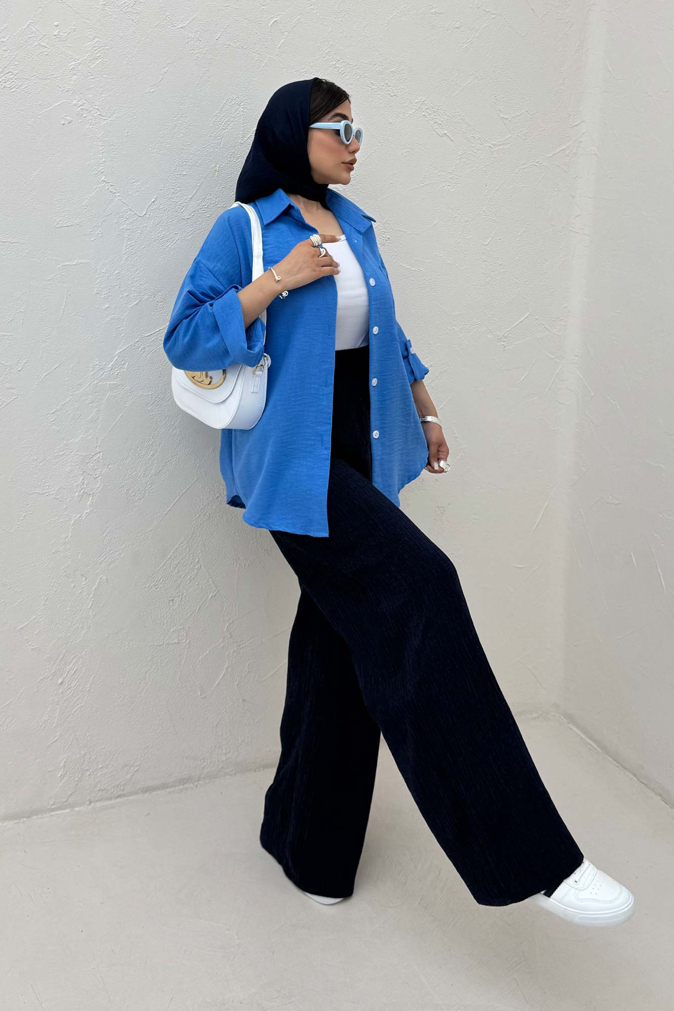 شومیز مانتویی لینن زارا پاگن دار