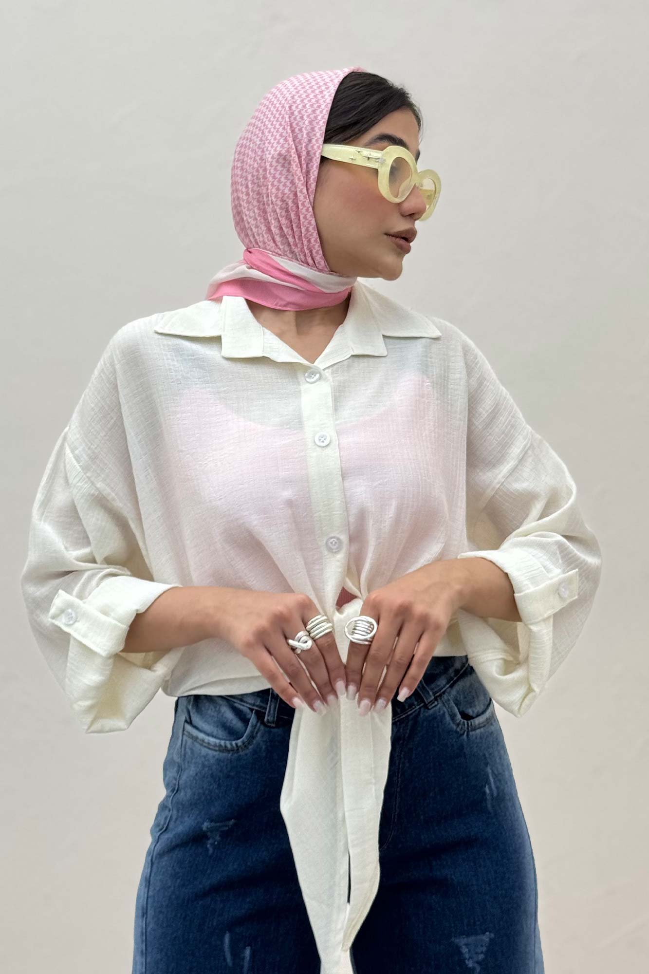 شومیز پایین گره مالدیو