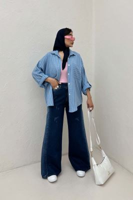 شومیز لینن دیپلمات تک جیب 