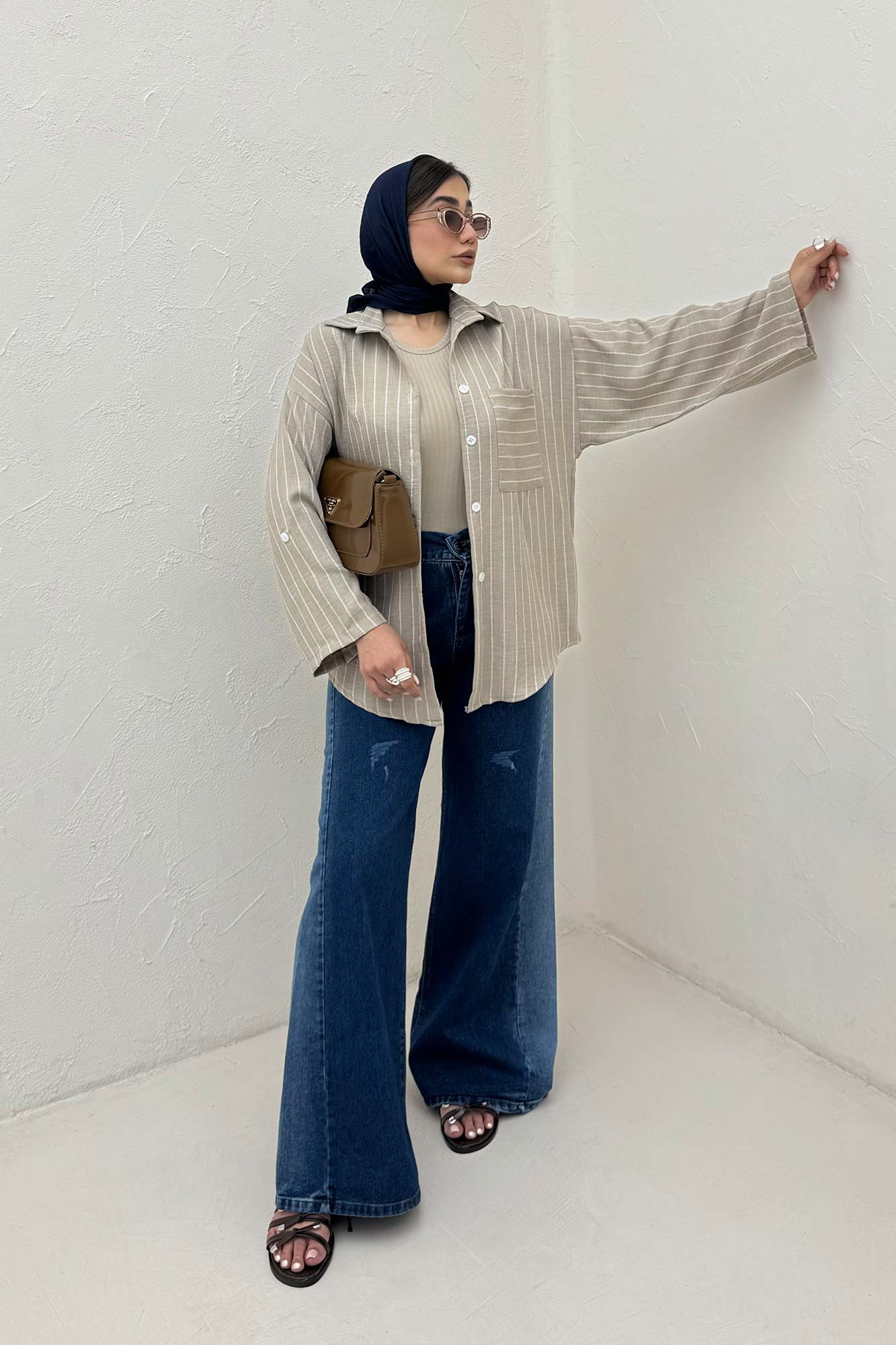 شومیز لینن دیپلمات تک جیب 