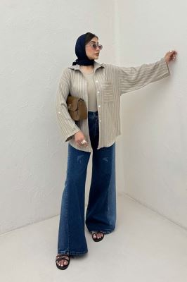 شومیز لینن دیپلمات تک جیب 