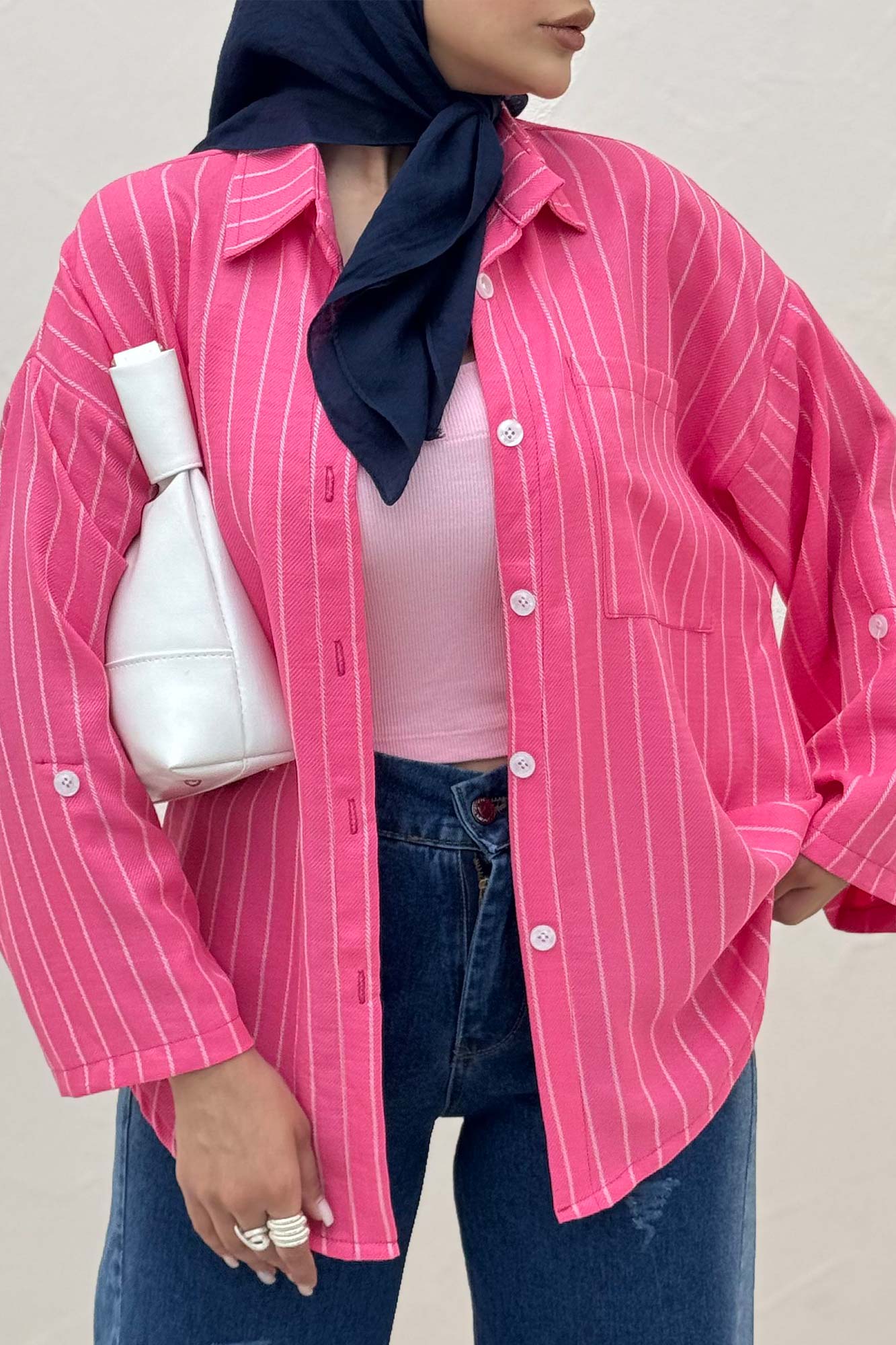 شومیز لینن دیپلمات تک جیب 