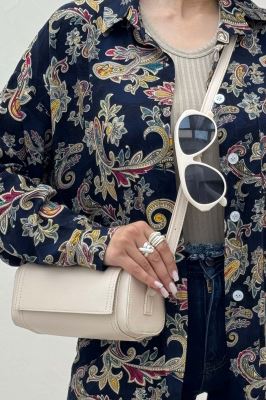 شومیز نخی طرح بته جقه