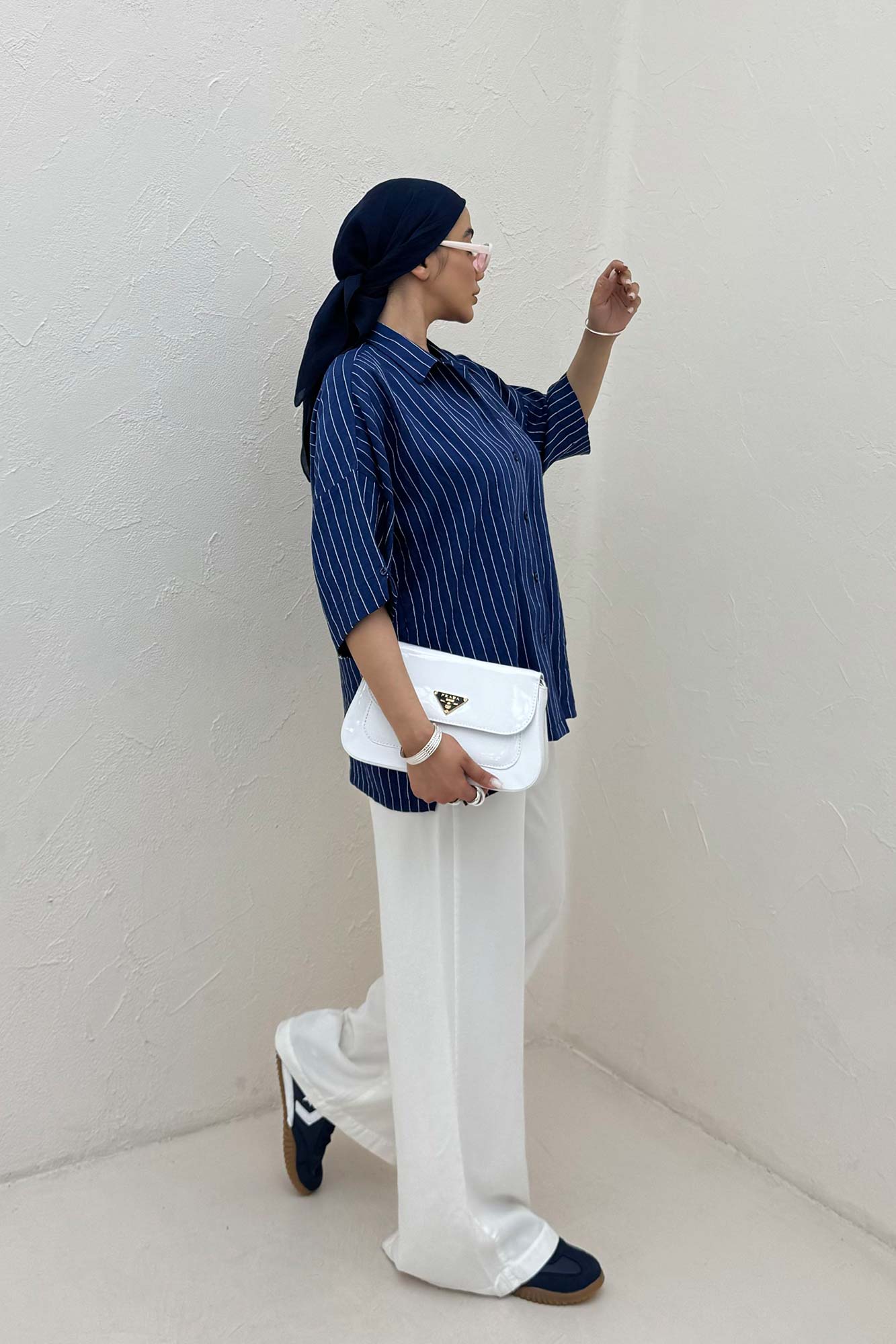 شومیز آستین کوتاه parry راه راه