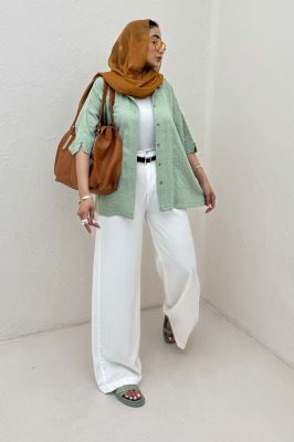 شومیز آستین کوتاه parry راه راه