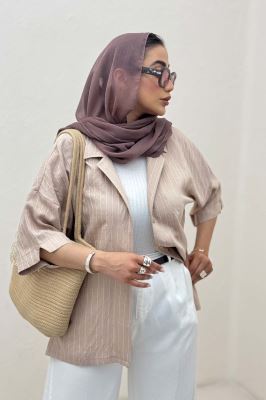 شومیز آستین کوتاه parry راه راه