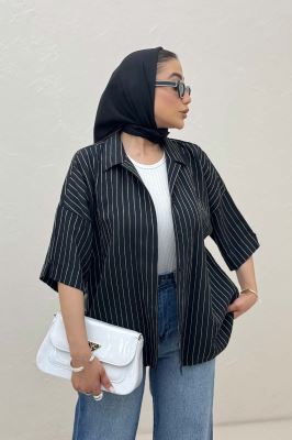 شومیز آستین کوتاه parry راه راه