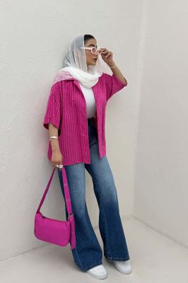 شومیز آستین کوتاه parry راه راه